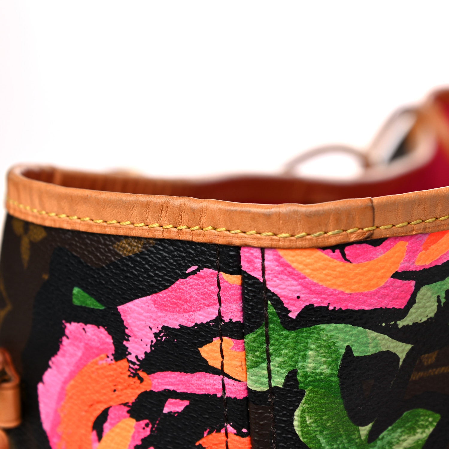 Louis Vuitton Monogram Roses Neverfull MM 18 of 22