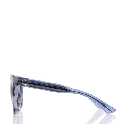 Gucci Acetate Square Frame Sunglasses GG3756/F/S Blue 3 of 8
