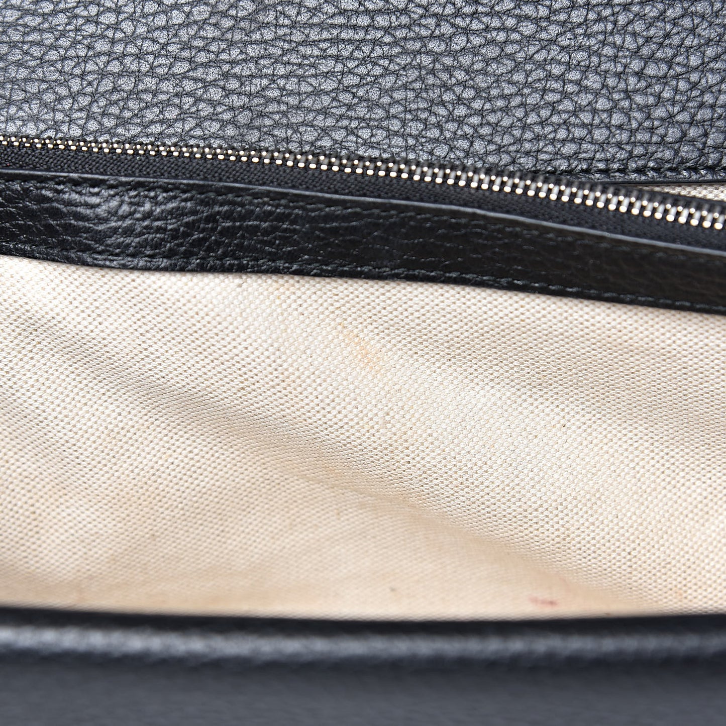 Pebbled Calfskin Small Dionysus Shoulder Bag Black