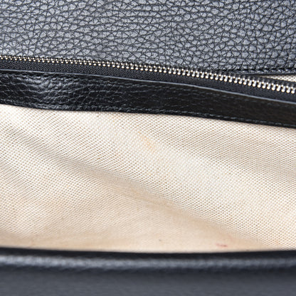Gucci Pebbled Calfskin Small Dionysus Shoulder Bag Black 11 of 12