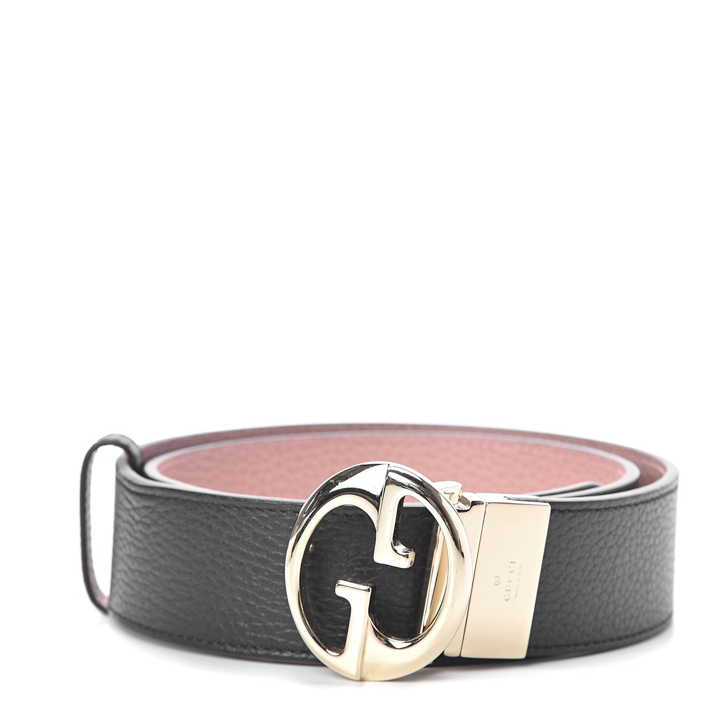 Calfskin 1973 Reversible Belt 80 32 Black Pink