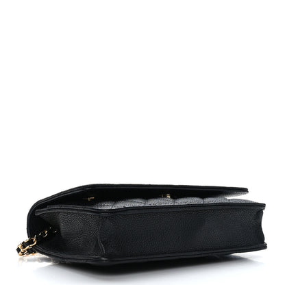 Chanel Caviar Quilted Wallet on Chain WOC Black 4 of 9