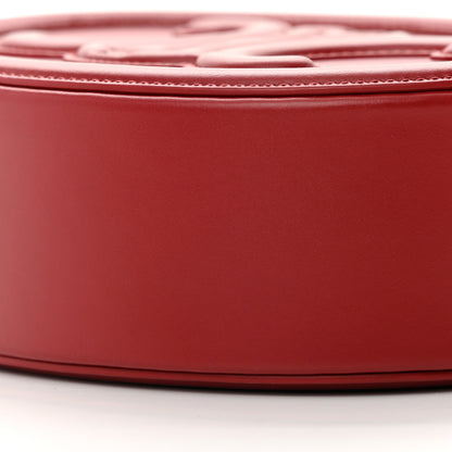 Celine Smooth Calfskin Cuir Triomphe Oval Purse Crossbody Red 10 of 14