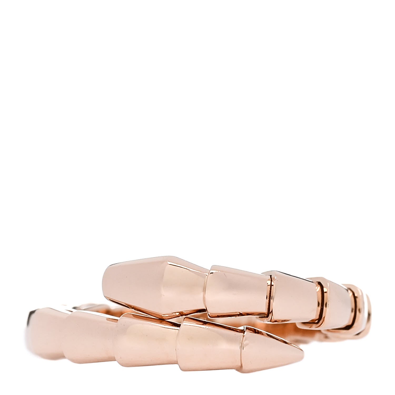 Bulgari 18K Rose Gold Serpenti Viper Ring L 1 of 5