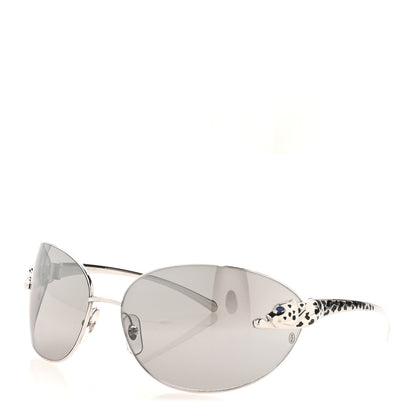Cartier Panthere De Cartier Sunglasses Silver Black 1 of 7