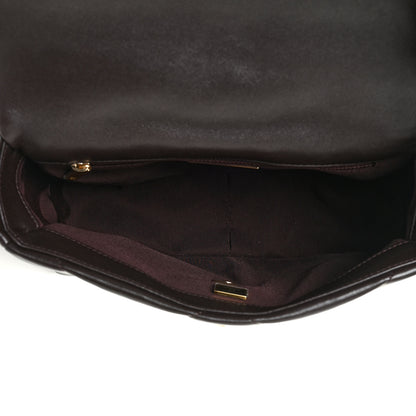 Chanel Lambskin Quilted Medium Chanel 19 Flap Dark Brown 8 of 22