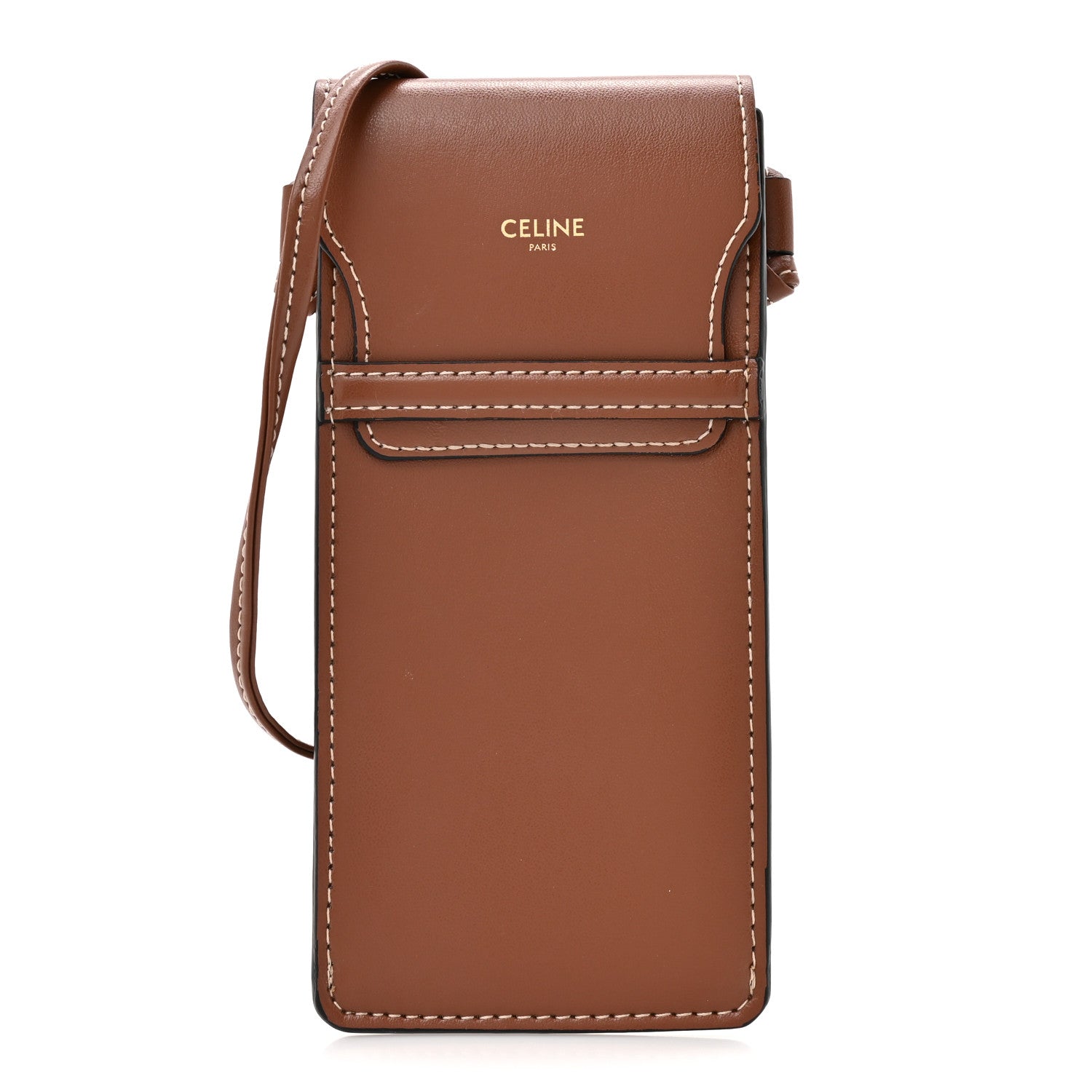 セリーヌ Phone pouch with Flap スマホケース カーフスキン Celine Calfskin Phone Pouch With Flap Black 1759119 – FASHIONPHILE