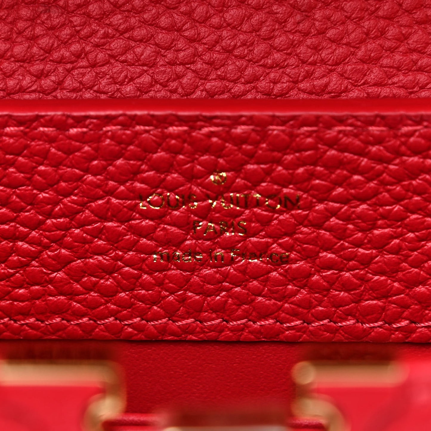 Taurillon Mini Capucines Scarlet