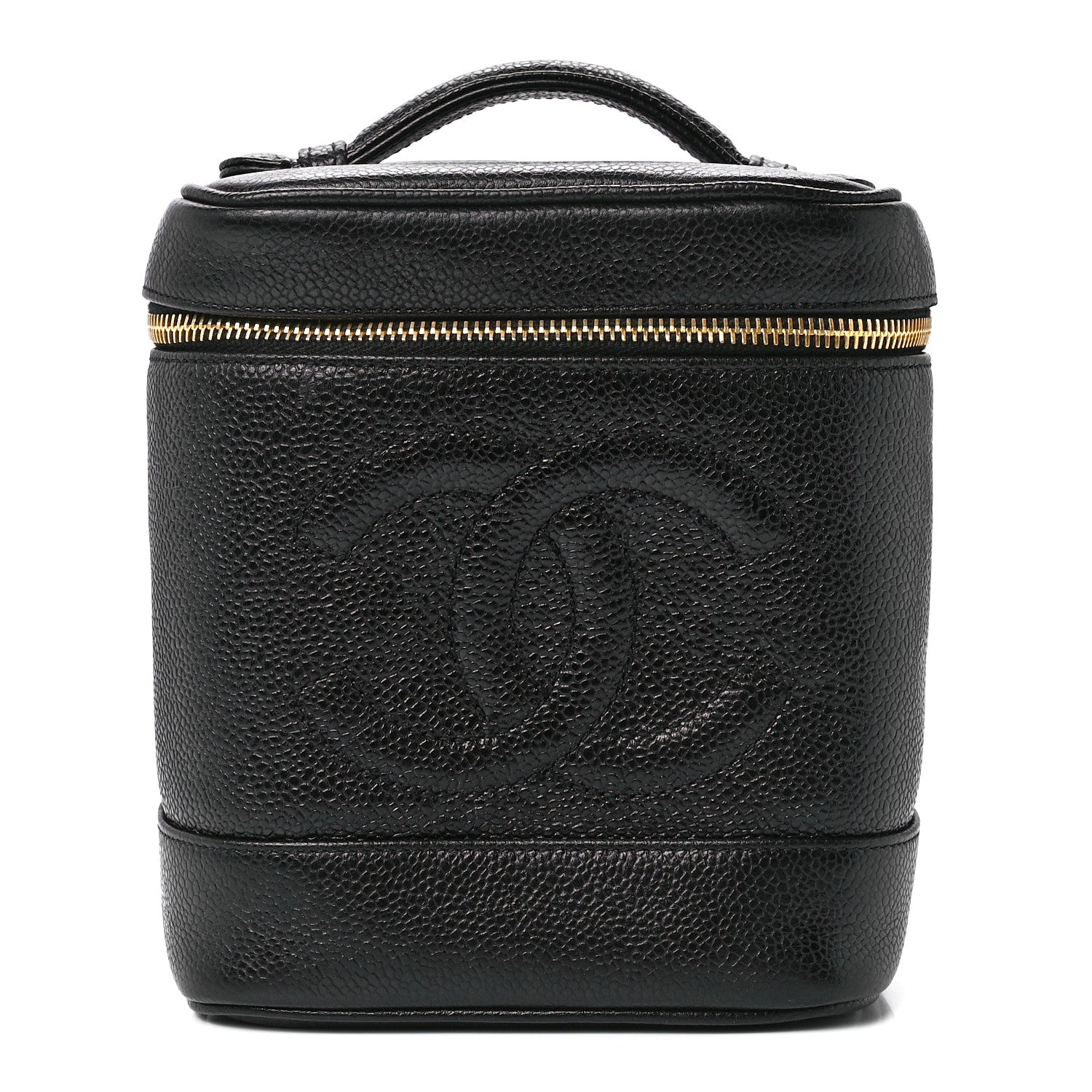 Chanel Caviar Cosmetic Vanity Bag Black 1 of 10