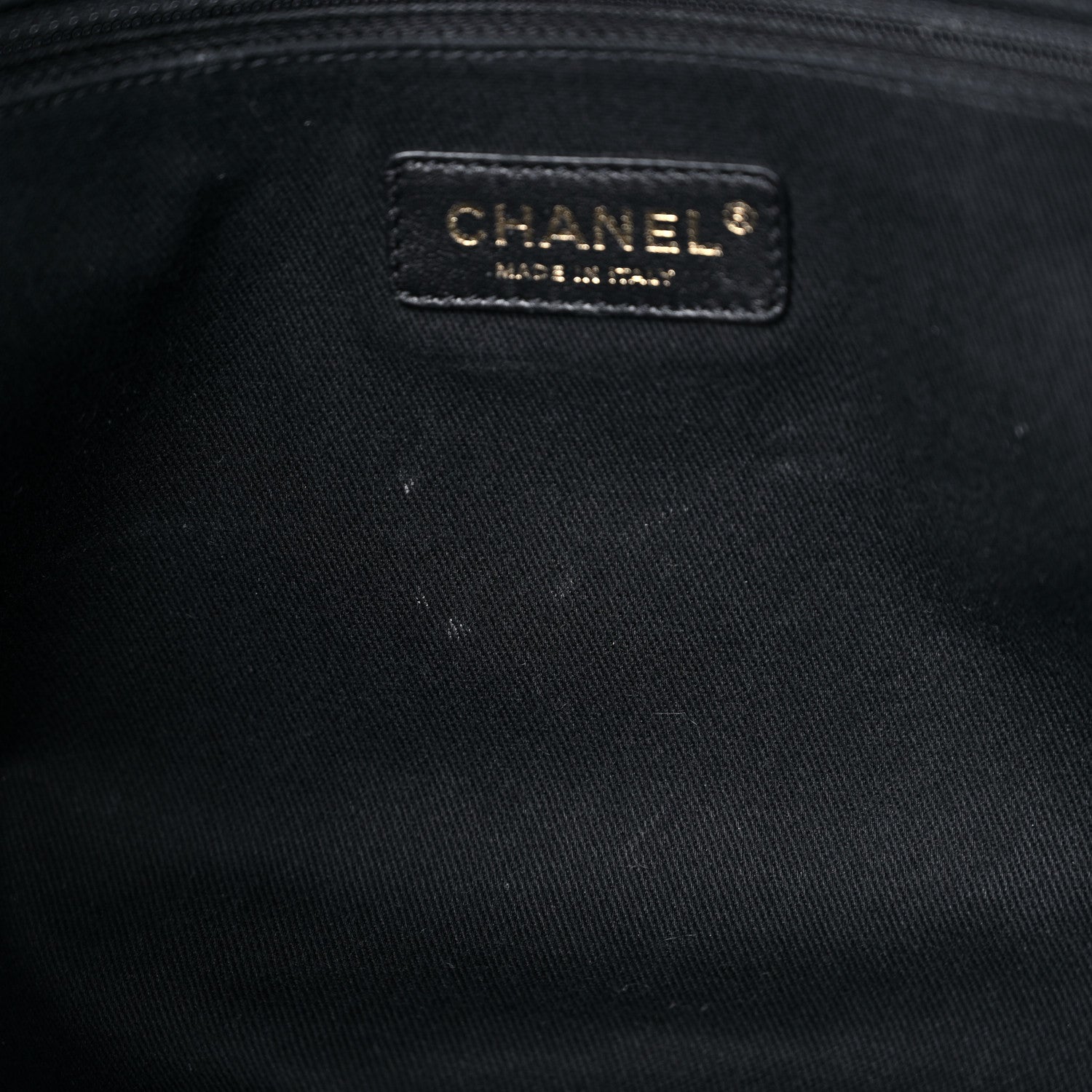 Chanel Woven Straw Raffia Small Deauville Tote Black 12 of 14