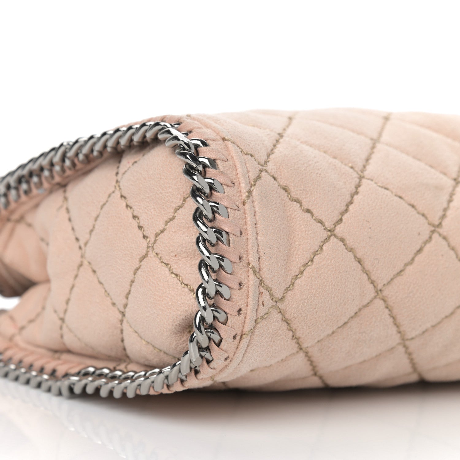 Stella McCartney Shaggy Deer Quilted Mini Falabella Tote Powder 11 of 15