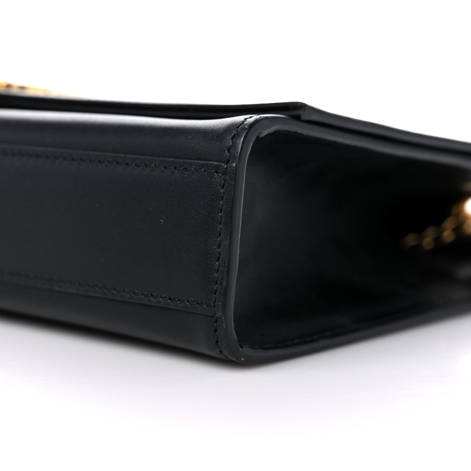Saint Laurent Smooth Calfskin Medium Classic Monogram Kate Tassel Satchel Black 9 of 10