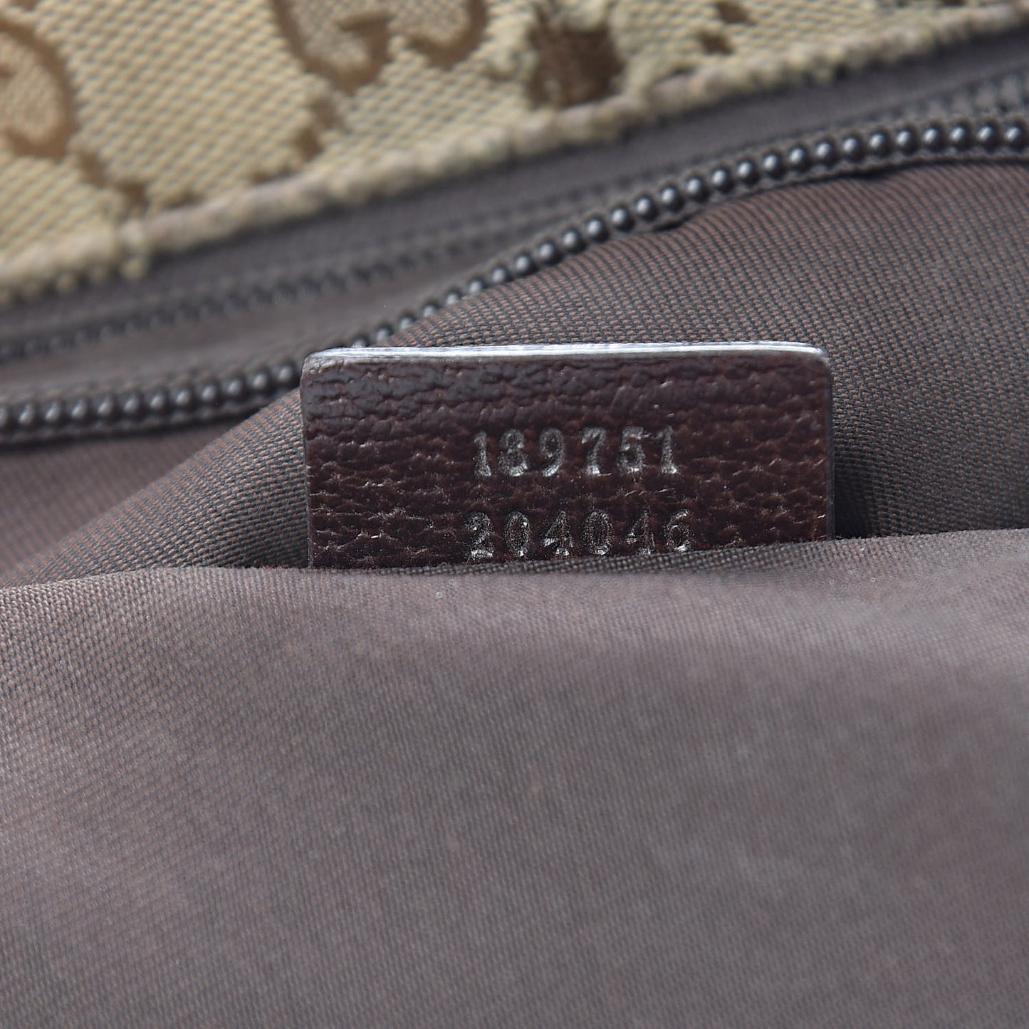 Monogram Web Medium Flat Messenger Bag Brown
