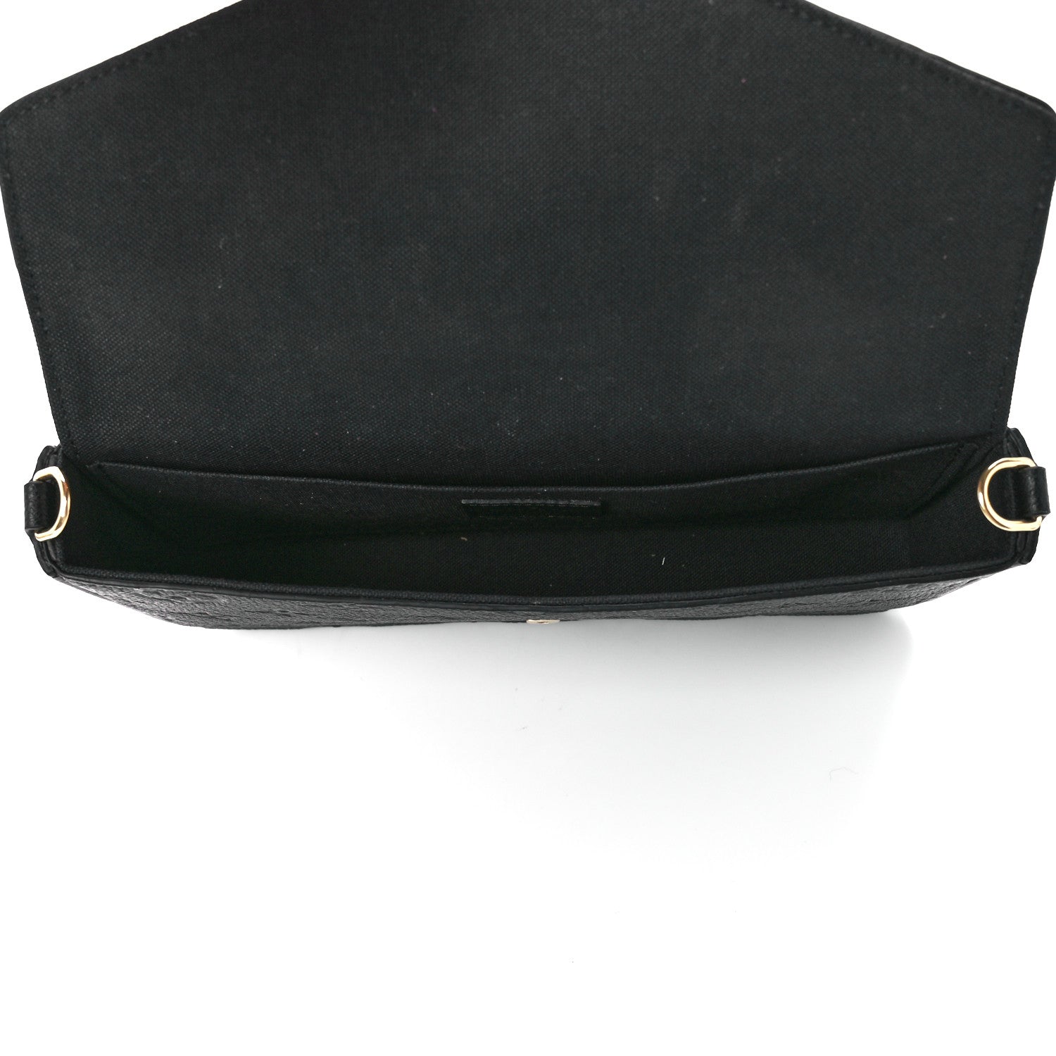 Louis Vuitton Empreinte Pochette Felicie Chain Wallet Black 6 of 13