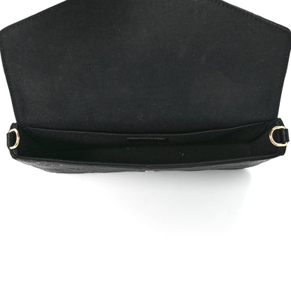 Louis Vuitton Empreinte Pochette Felicie Chain Wallet Black 6 of 13