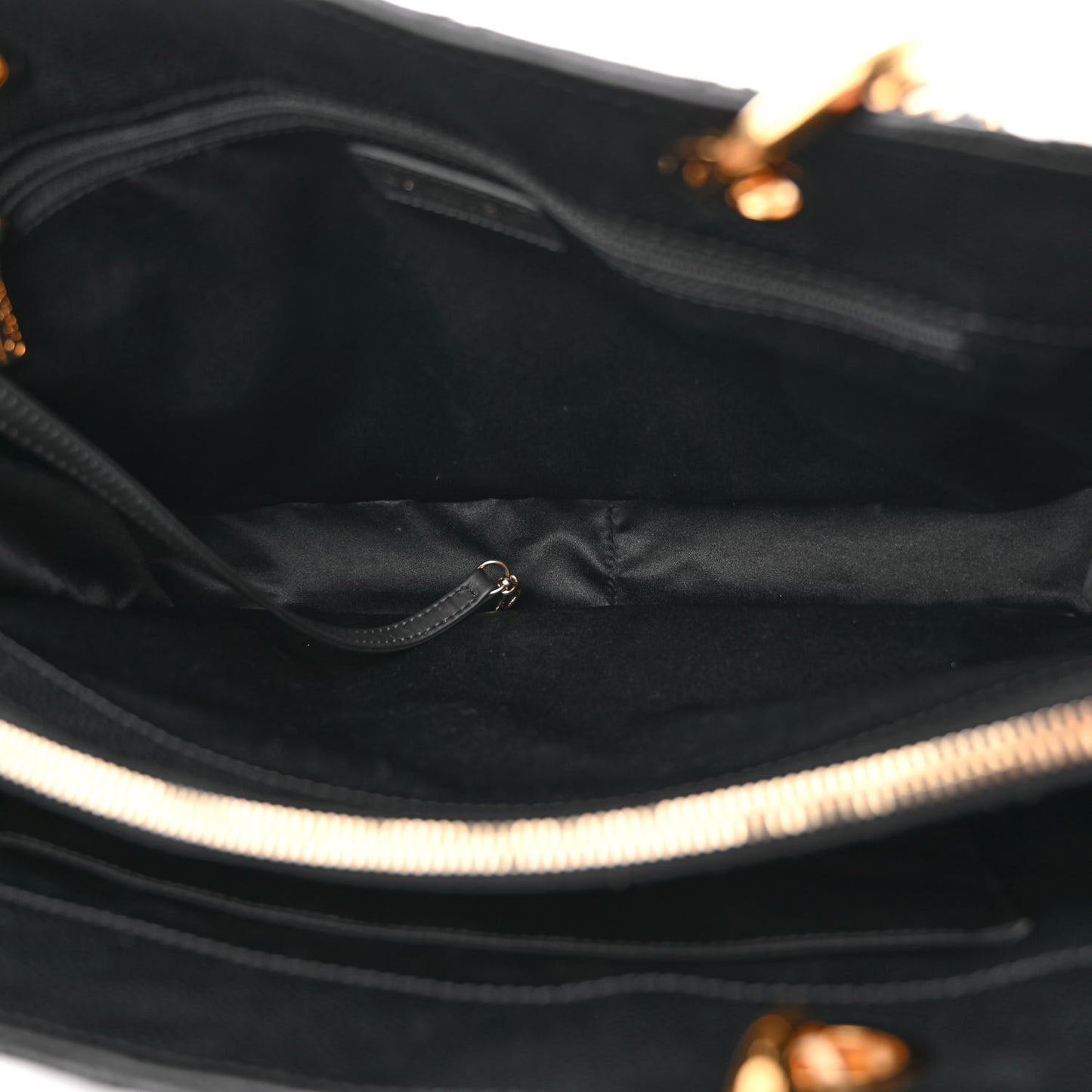 Caviar Quilted Grand Shopping Tote GST Black