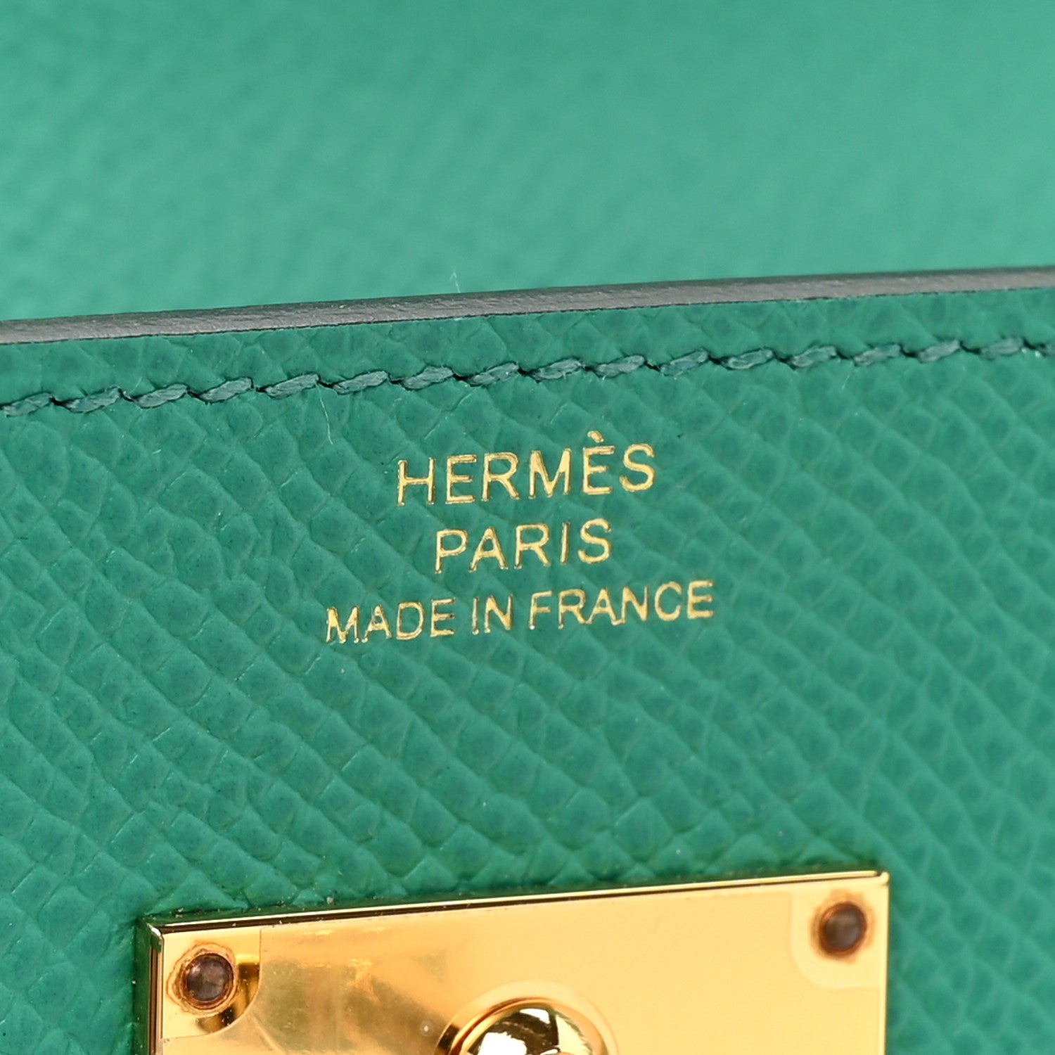 Hermes Epsom Kelly Wallet To Go Vert Jade 8 of 11