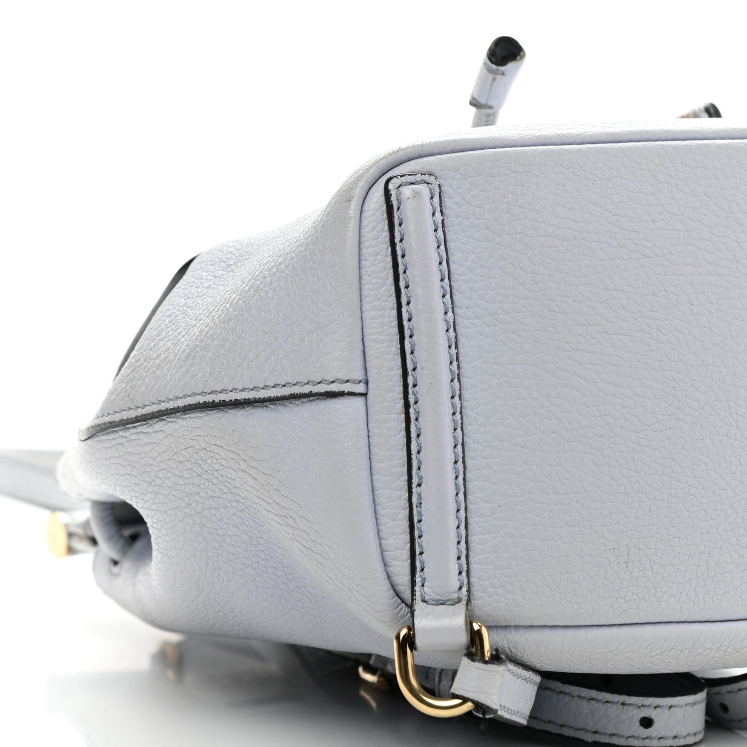 Dolce & Gabbana Pebbled Calfskin Sicily Backpack Light Blue 9 of 16
