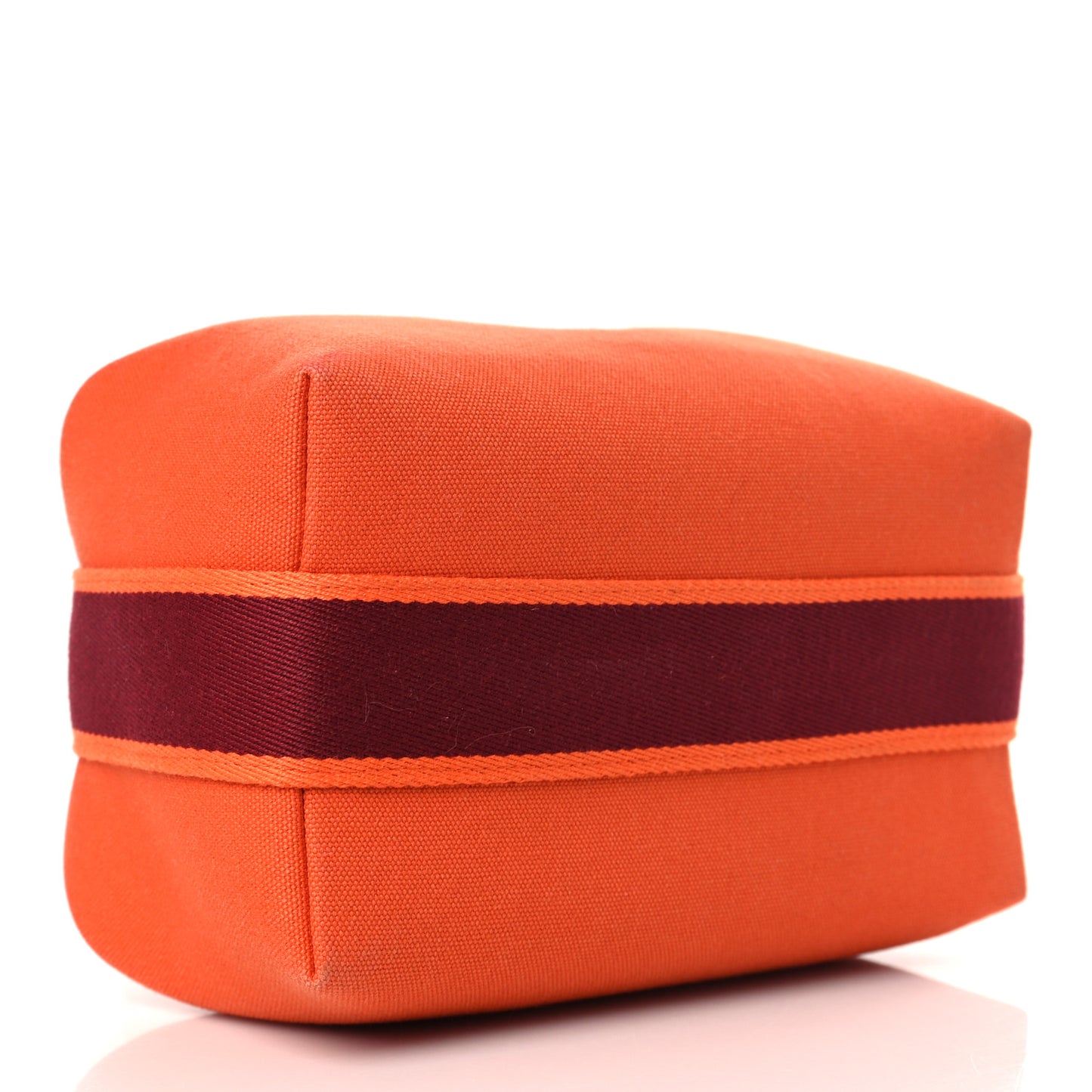 Canvas Small Bride-A-Brac Pouch Orange Burgundy