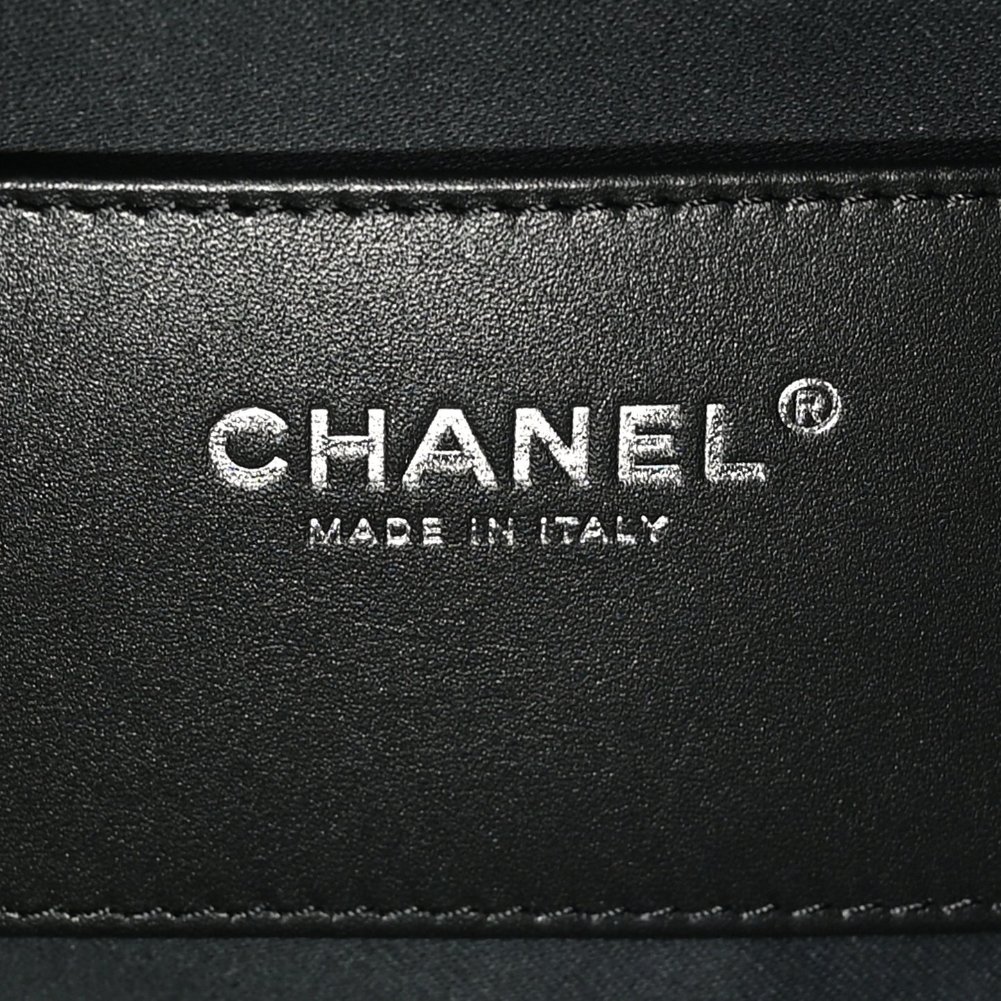 Shiny Crumpled Calfskin Quilted Medium Chanel 25 Handbag Black