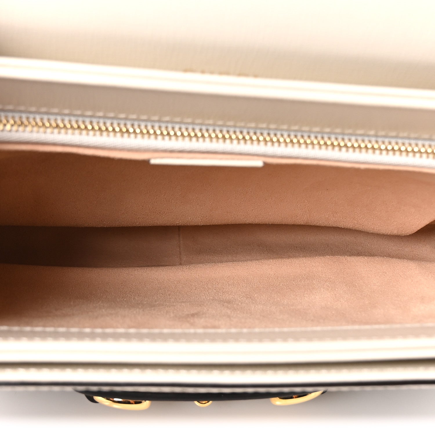 Gucci GG Supreme Monogram Horsebit 1955 Shoulder Bag Beige Mystic White 4 of 9