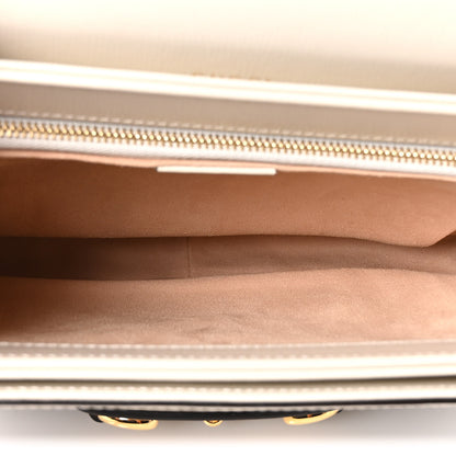 Gucci GG Supreme Monogram Horsebit 1955 Shoulder Bag Beige Mystic White 4 of 9