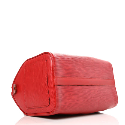Louis Vuitton Epi Speedy 25 Castillan Red 4 of 6