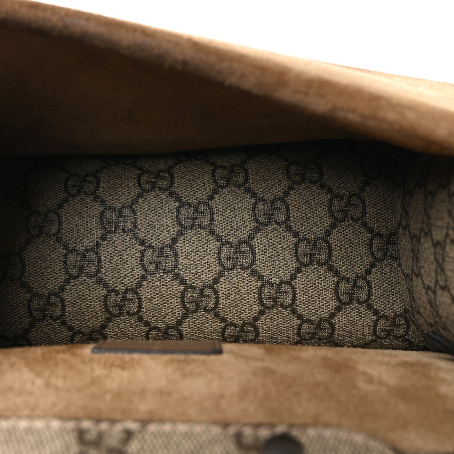 GG Supreme Monogram Small Dionysus Top Handle Bag Taupe