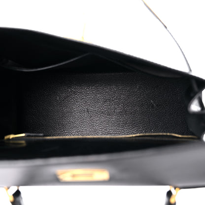Hermes Box Kelly Sellier 28 Black 5 of 16