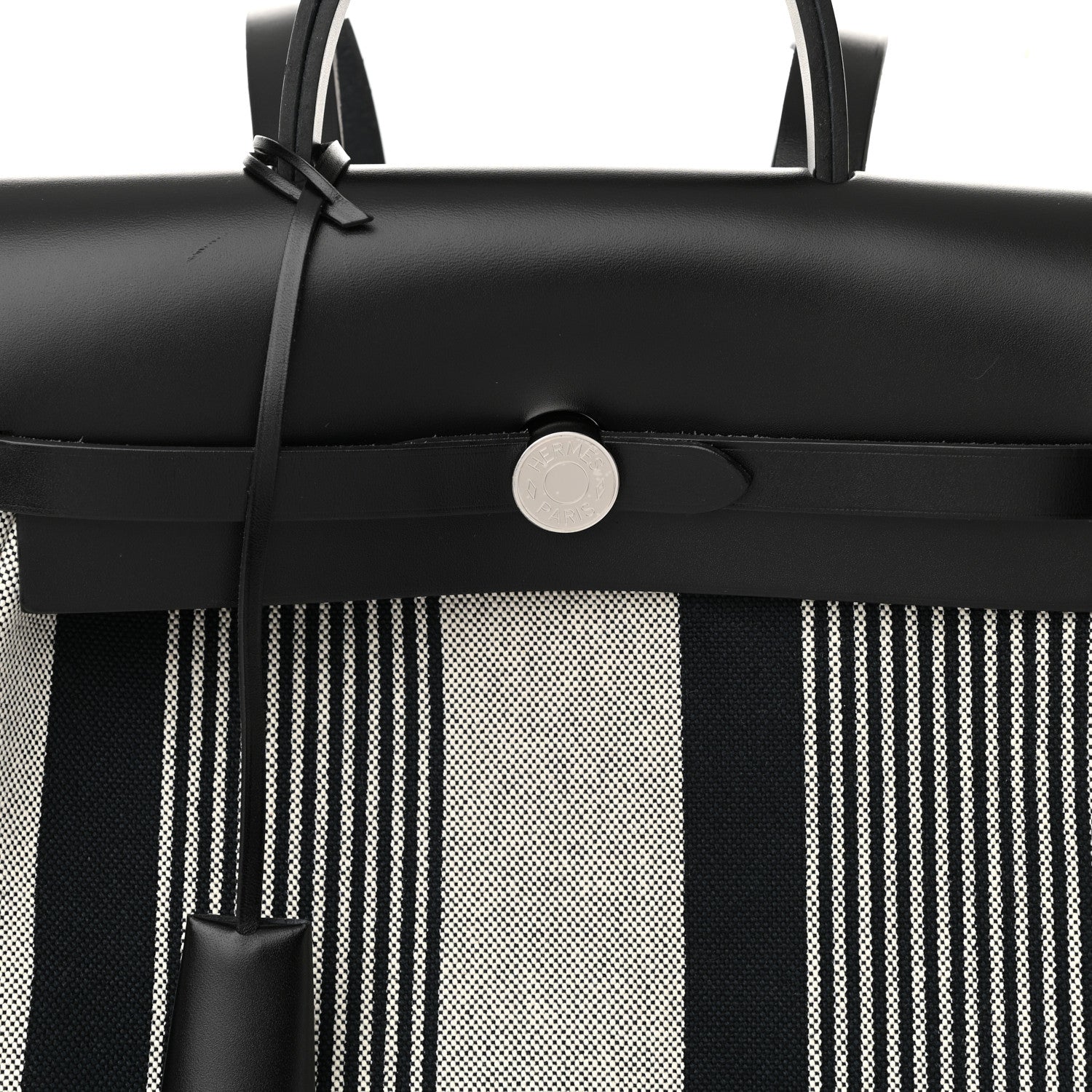 Hermes Vache Hunter Toile H Vibration Herbag a Dos Retourne Backpack Ecru Beige Naturel 10 of 10