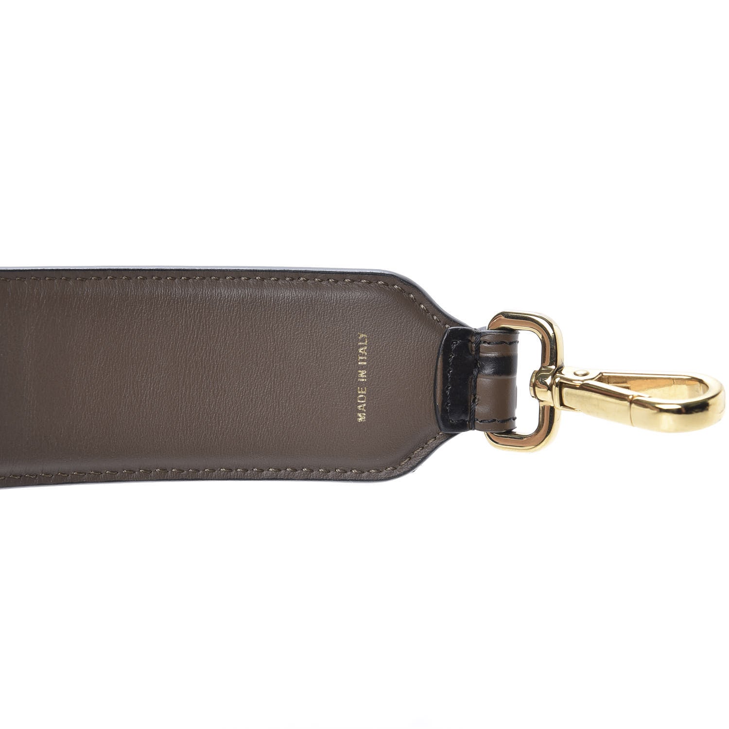 Fendi Vitello Century Bi-Color FF 1974 Embossed Strap You Maya Black 4 of 5