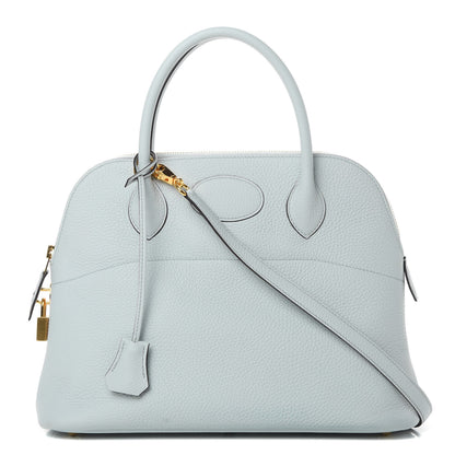Hermes Taurillon Clemence Bolide 31 Bleu Pale 1 of 11