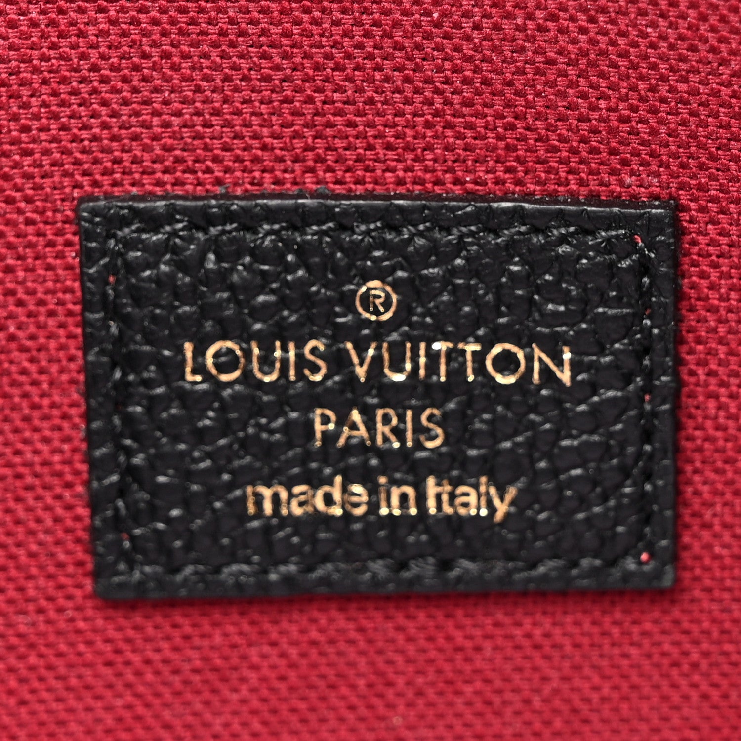 Louis Vuitton Empreinte Monogram Giant Felicie Pochette Black Beige 8 of 12