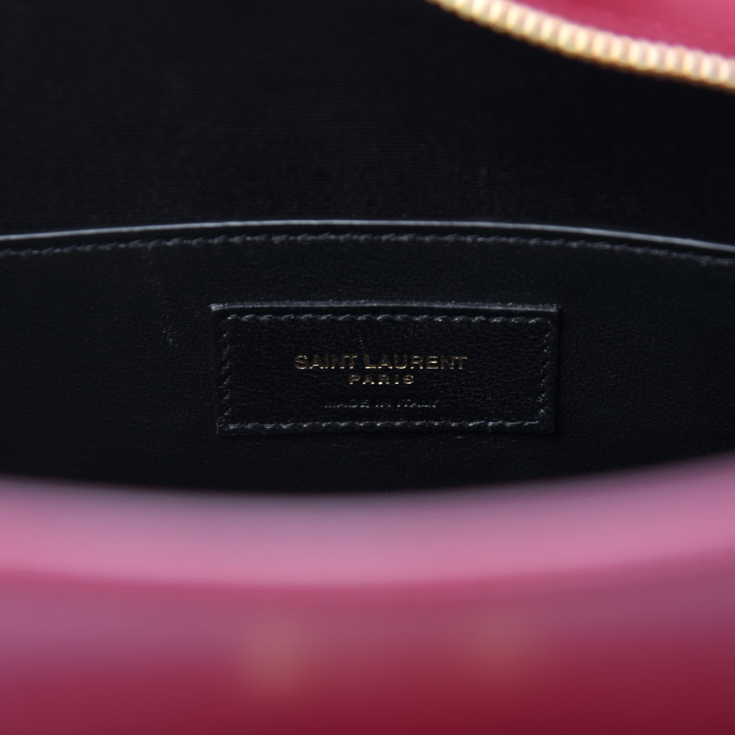Saint Laurent Shiny Calfskin Medium Uptown Tote Rouge Eros 8 of 10