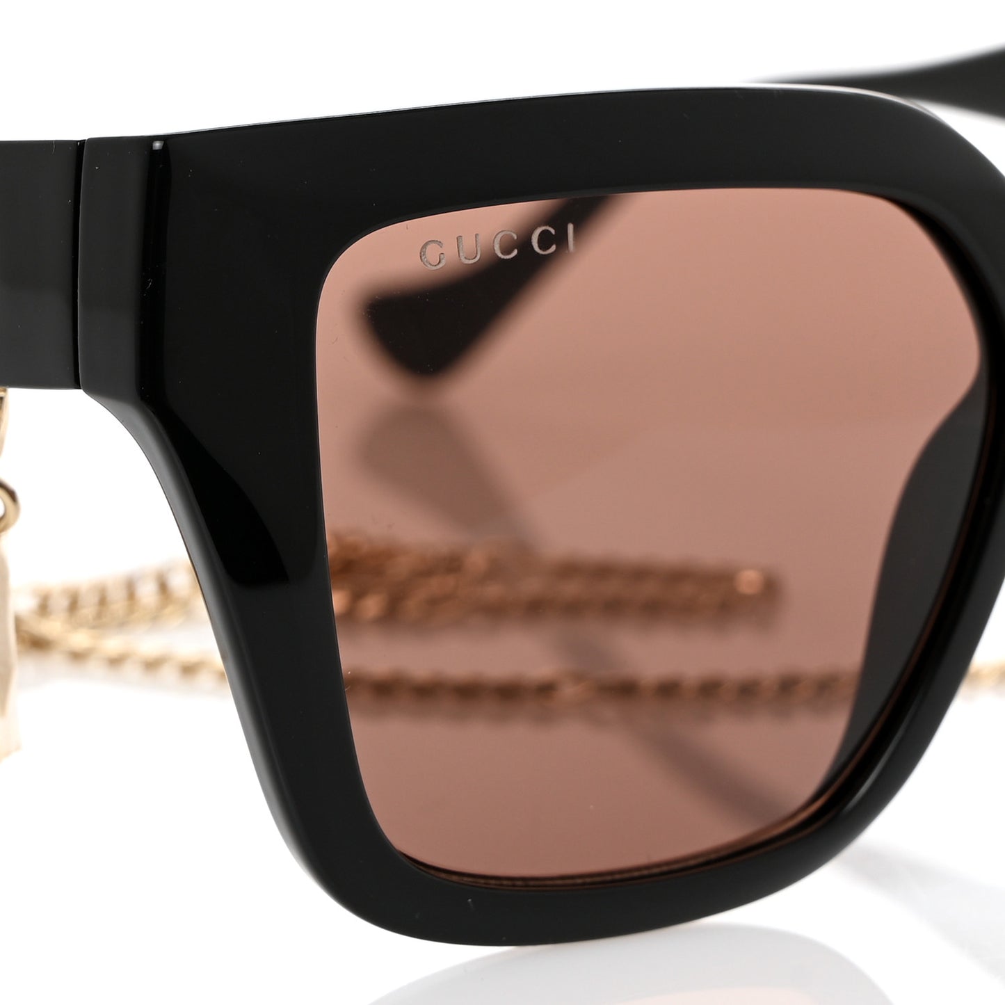 Acetate Square Frame Sunglasses GG1023S Black