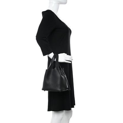 Hermes Taurillon Clemence Monochrome Picotin Lock 18 PM Black 2 of 9
