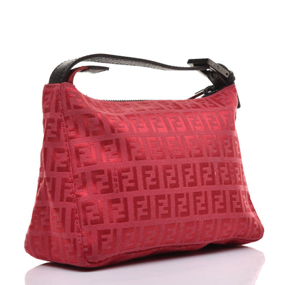 Fendi Zucchino Vitello Mini Pochette Lipstick Testa di Moro 3 of 8