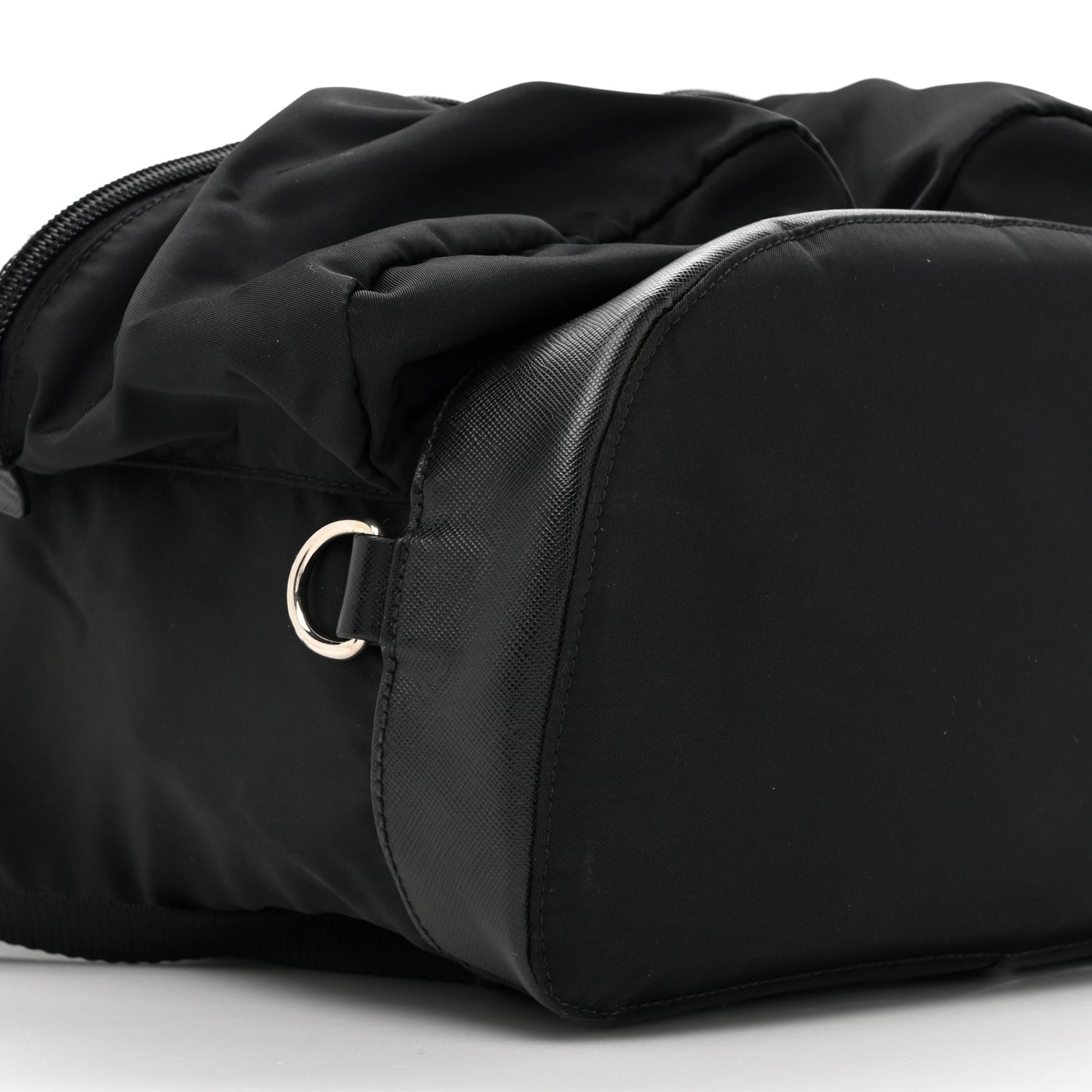 Tessuto Nylon Saffiano Vela Backpack Black