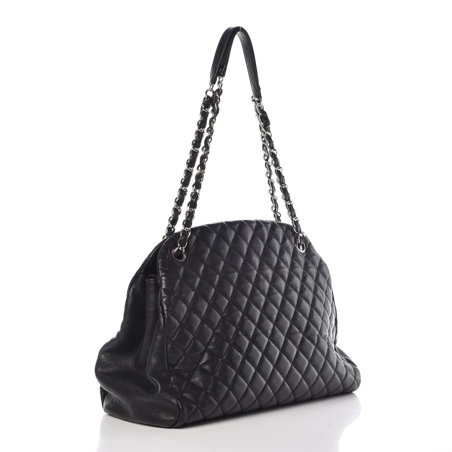 Caviar Quilted Large Just Mademoiselle Black