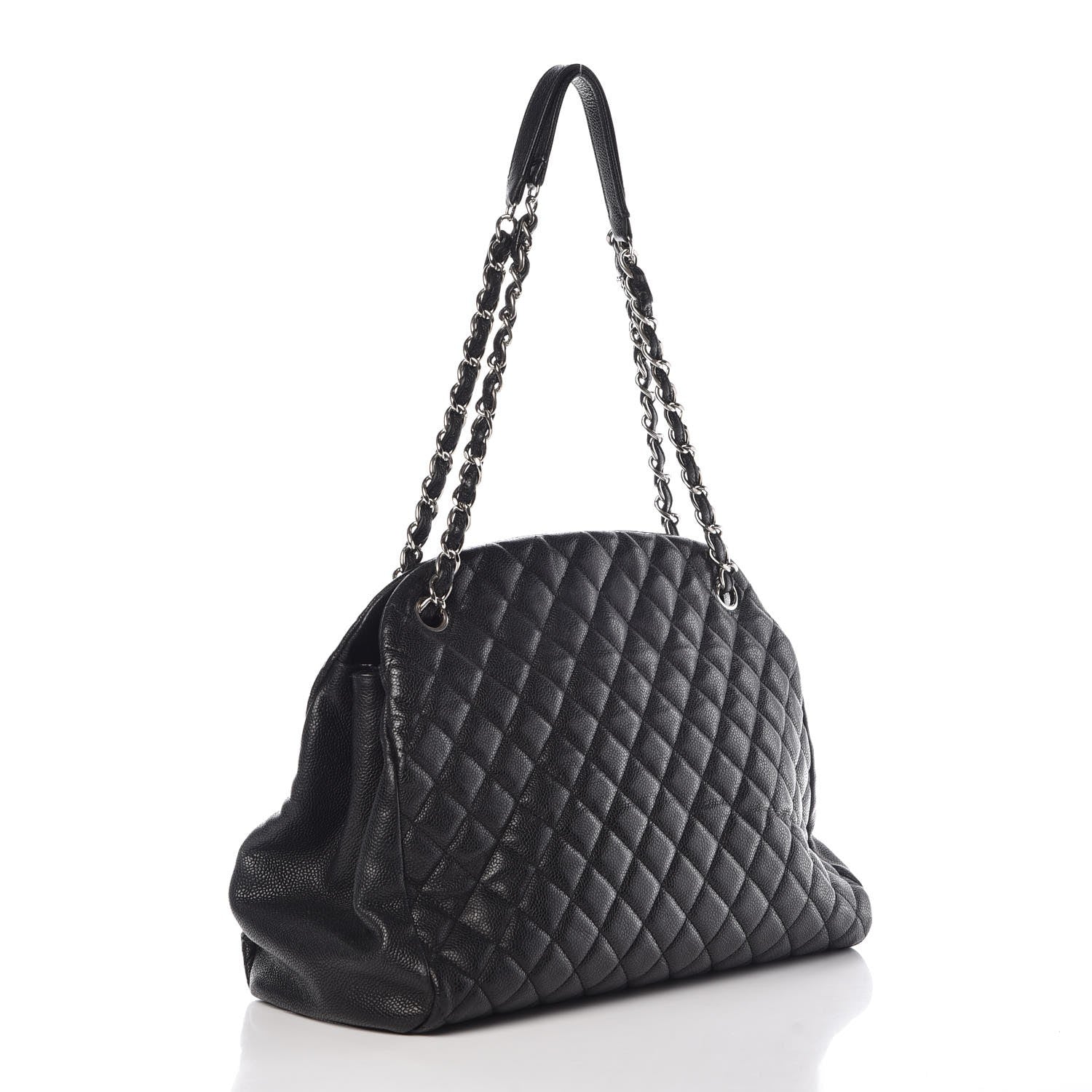Chanel Caviar Quilted Large Just Mademoiselle Black 3 of 9