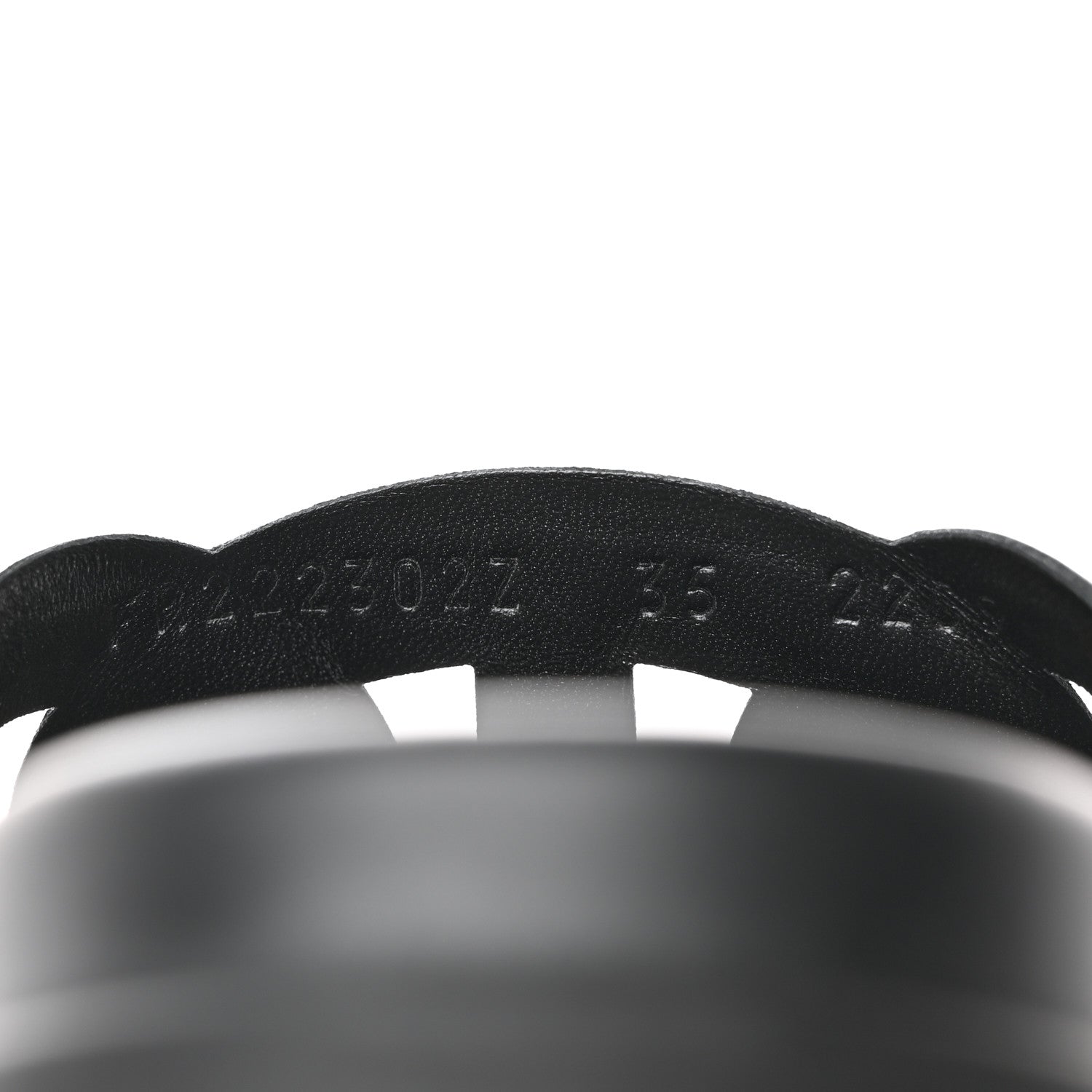 Hermes Nappa Extra Sandals 35 Black 7 of 9