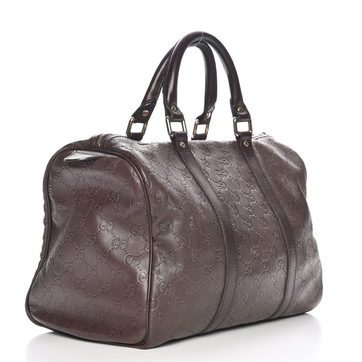 Gucci Guccissima Medium Joy Boston Dark Brown 3 of 9