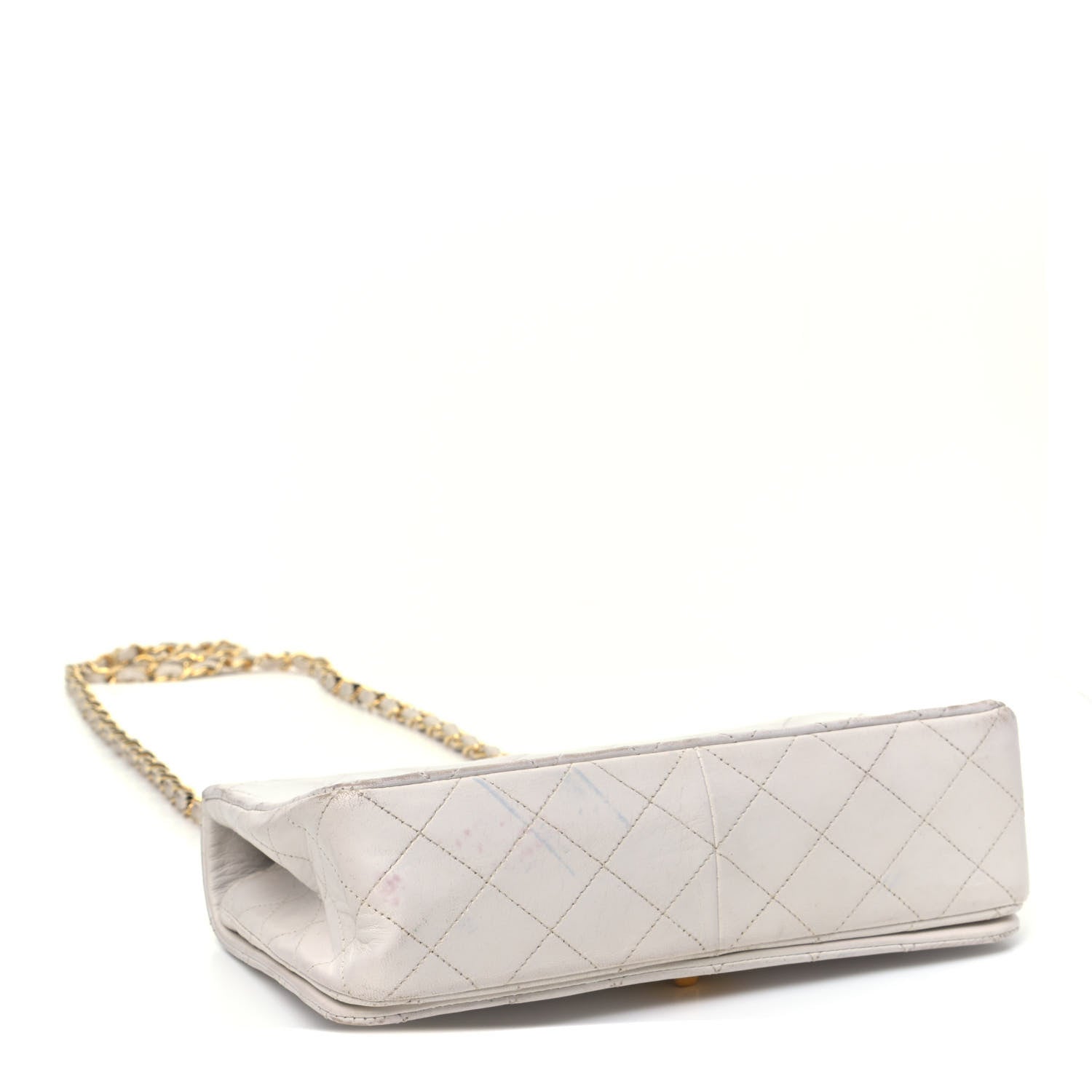 Chanel Lambskin Quilted Small Single Flap White 3 of 10
