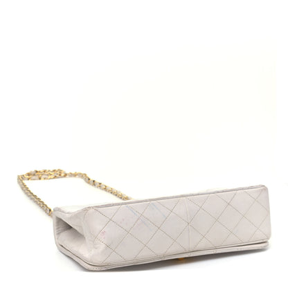 Chanel Lambskin Quilted Small Single Flap White 3 of 10