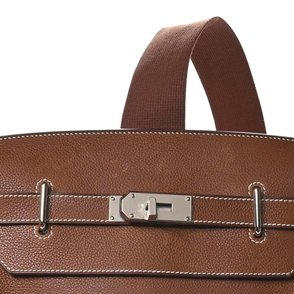 Hermes Natural Barenia Faubourg Hac A Dos GM Backpack Fauve 8 of 12