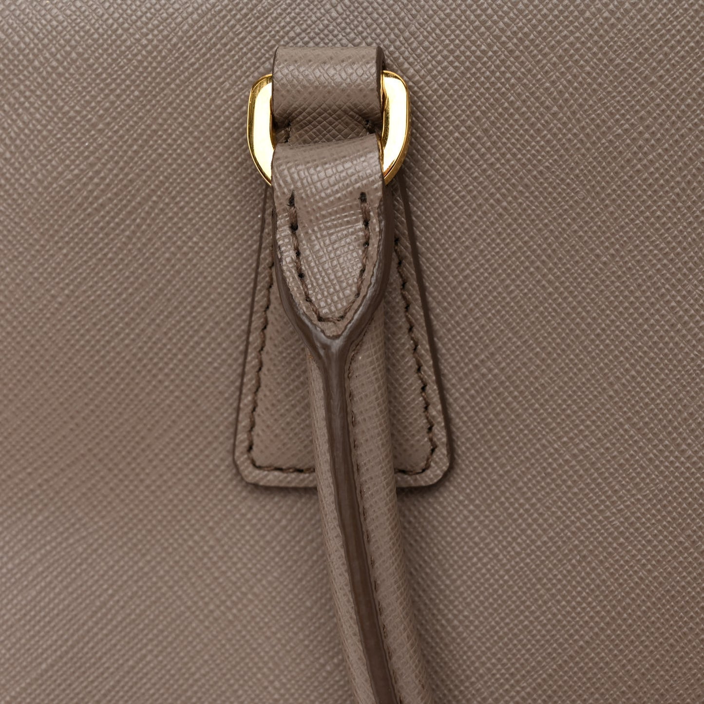 Saffiano Small Galleria Double Zip Tote Argilla
