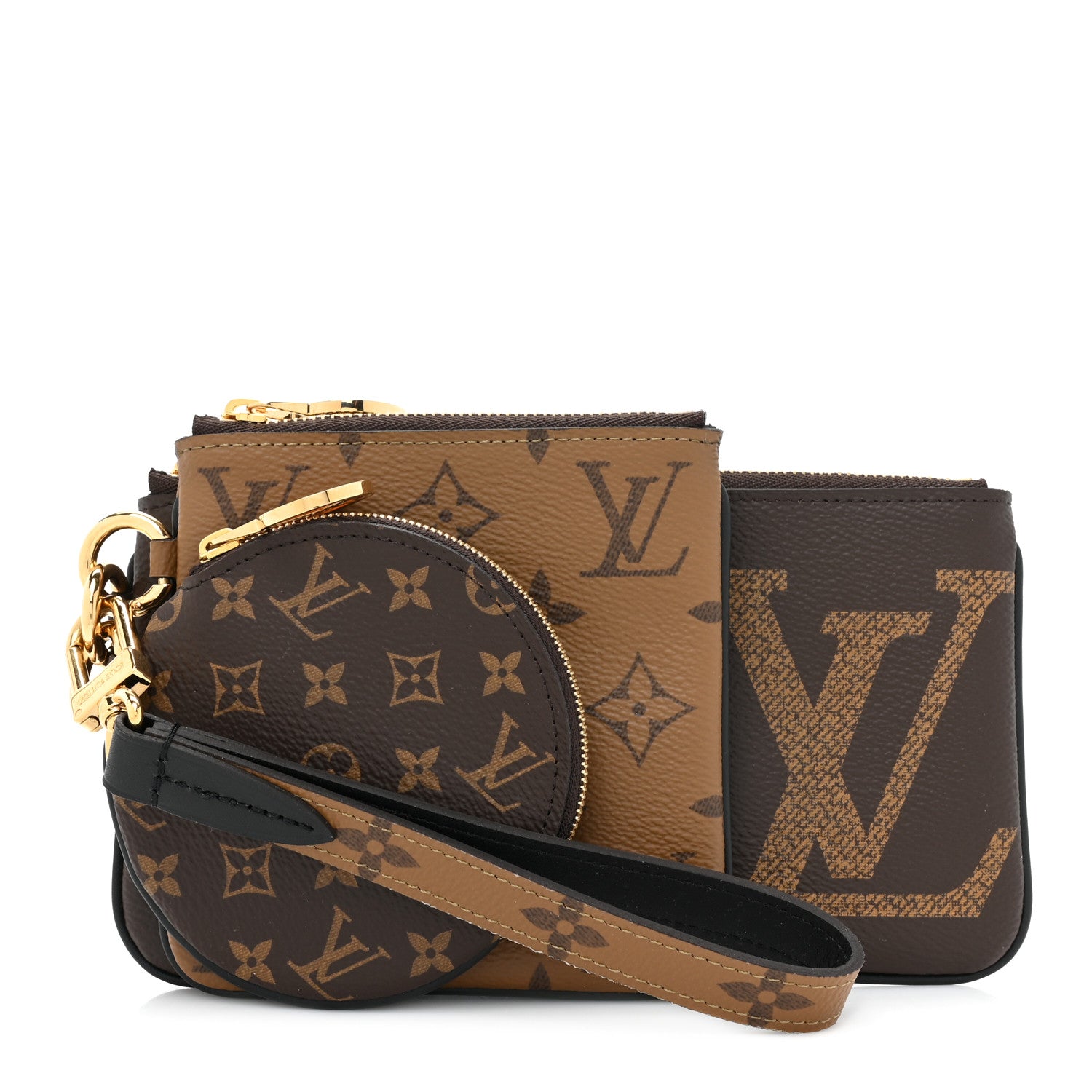 Louis Vuitton Reverse Monogram Giant Trio Pouch 1 of 13