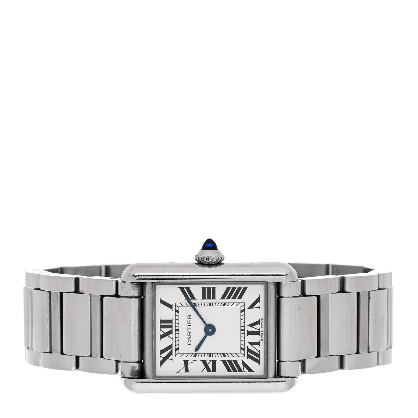 Stainless Steel 22mm Tank Must Quartz Watch