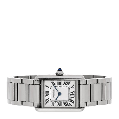 Cartier Stainless Steel 22mm Tank Must Quartz Watch 2 of 4