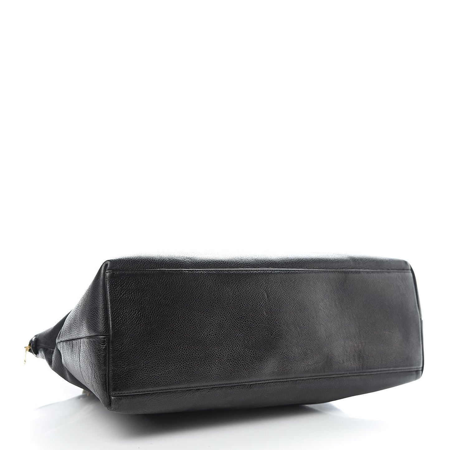 Caviar Large CC Shoulder Bag Black